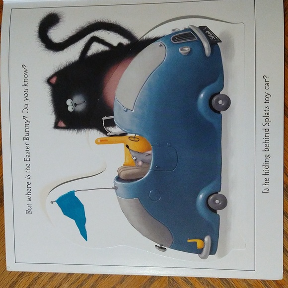 ✨5/$15✨ Children's Book - Splat the Cat Where's the Easter Bunny? Flap Book - Picture 4 of 15